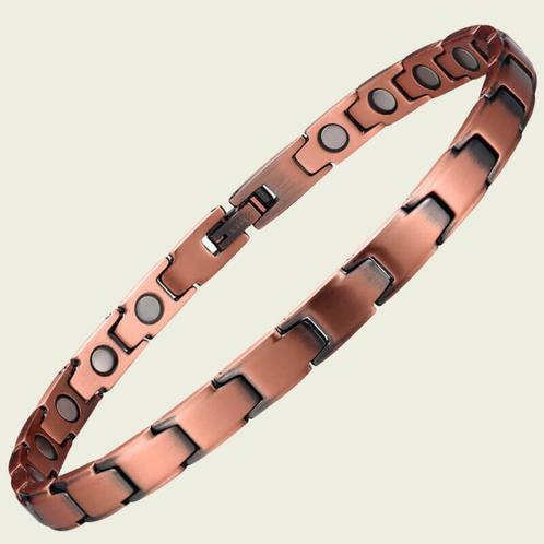 Luxe gezondheidsarmband magnetisch koper - 0,7 cm B, Sport en Fitness, Gezondheidsproducten en Wellness, Ophalen of Verzenden