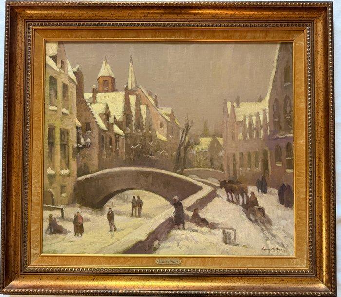 Louis De Saeger (1908 - 1999) - Bruges City View, Antiquités & Art, Art | Peinture | Classique
