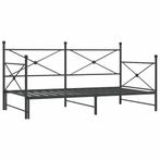 Onderschuifbed 107x203cm | Retour Deal | Slimme koop!, Verzenden, Zwart, Overige maten, Metaal