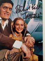 Double signed Richard Kiel (+) as Jaws and Blanche Ravalec