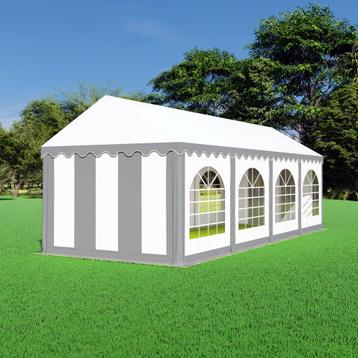 Partytent 3x8  PVC - Premium | Grijs / wit beschikbaar voor biedingen