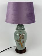 Lampe de table - Porcelaine, Bois - Une lampe chinoiserie
