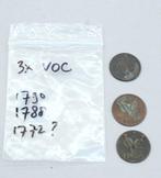 Nederlands-Indië. Lot van 44 stuks. 4 x VOC Duit 1750-1790, Postzegels en Munten