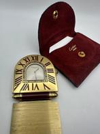 Bureauklok, Wekker - Cartier - Verguld - 1980-1990