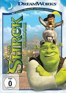 Die Shrek Trilogie (Repack) [3 DVDs]  DVD, Cd's en Dvd's, Dvd's | Overige Dvd's, Gebruikt, Verzenden