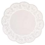 Witte Placemat Papier 21cm 28st, Verzenden, Nieuw