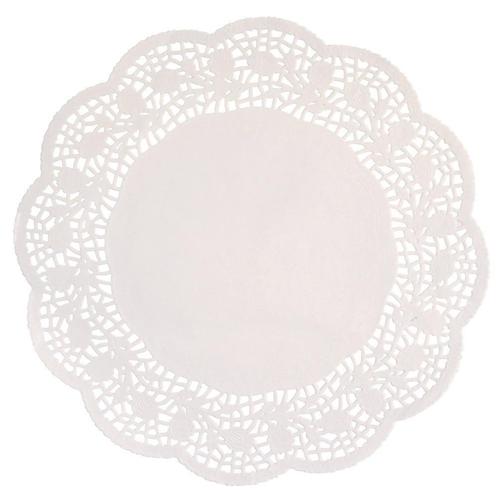 Witte Placemat Papier 21cm 28st, Hobby en Vrije tijd, Feestartikelen, Nieuw, Verzenden