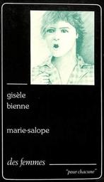 Marie-salope, Bienne, Gisèle, Gisele Bienne, Verzenden