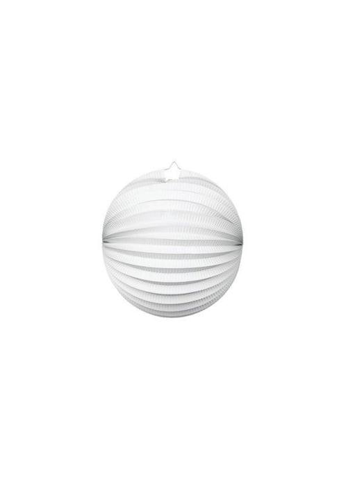 Witte Lampion 25cm, Hobby en Vrije tijd, Feestartikelen, Nieuw, Verzenden