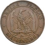 France. Napoléon III. 10 Centimes 1856-D. Monnaie satirique,