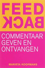 Feedback 9789058711878 Marieta Koopmans, Boeken, Economie, Management en Marketing, Verzenden, Zo goed als nieuw, Marieta Koopmans