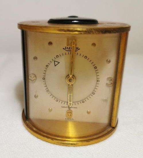 Réveil - Jaeger LeCoultre - Laiton - 1950-1960, Antiquités & Art, Antiquités | Horloges