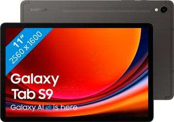 Samsung Galaxy TAB S9 Graphite 128GB WiFi Tablets beschikbaar voor biedingen