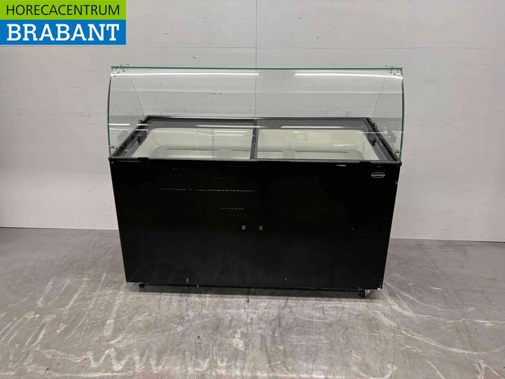 Verrijdbare Combisteel Tenerife Schepijsvitrine 10 bakken, Zakelijke goederen, Horeca | Keukenapparatuur, Ophalen of Verzenden