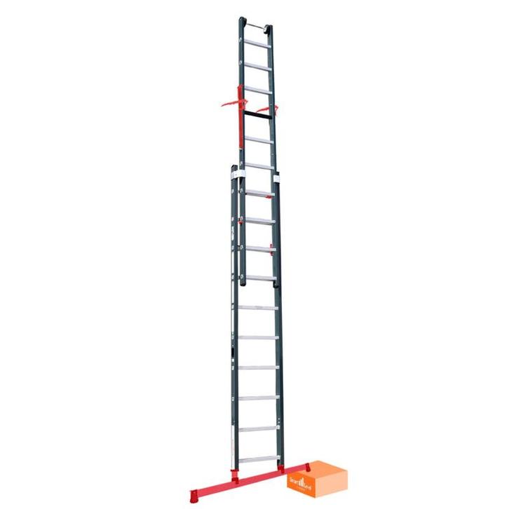Premium ladder met Topsafe Systeem 2 delig, Doe-het-zelf en Bouw, Ladders en Trappen, Nieuw, Verzenden