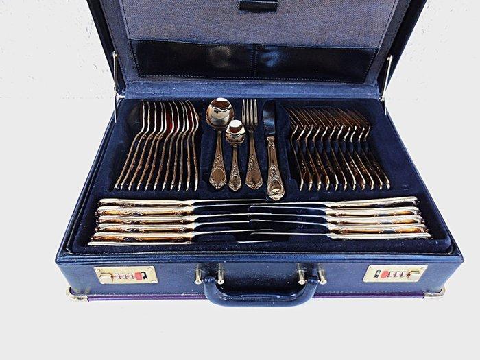 Solingen, *SBS-Goldbesteck 23/24 Karat hartvergoldet* -, Antiek en Kunst, Antiek | Meubels | Tafels