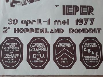 P. VAN DERSTRICHT - 2° Hoppenland Rondrit Ieper 1977 -