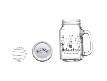 Veiling - 2x Kilner slagroommaker shake-and-make set
