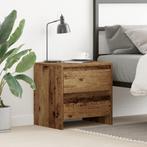 vidaXL Nachtkastje Oud Hout 45x34x44.5 cm Bewerkt Hout, Huis en Inrichting, Verzenden, Nieuw