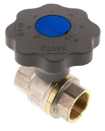 Rp 1-1/2 Inch Soft Close Handwiel Gas En Water 2-Weg Messing, Doe-het-zelf en Bouw, Overige Doe-Het-Zelf en Bouw, Verzenden