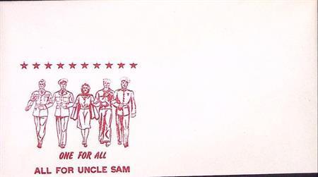 Amerikaanse envelop WWII (lijst optie), Verzamelen, Militaria | Tweede Wereldoorlog, Foto of Poster, Verzenden
