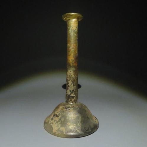 Romain antique Verre Balsamarie. Ier - IIIe siècle après, Verzamelen, Mineralen en Fossielen