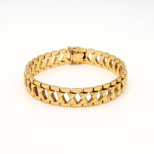 Armband - 18 karaat Geel goud, Handtassen en Accessoires, Antieke sieraden