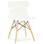 Chaise moderne 'SOFY' blanche style scandinave