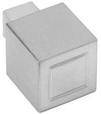 Meubelknop SQUARE JB20M mat rvs 20 mm, Nieuw, Overige materialen, Klink of Kruk