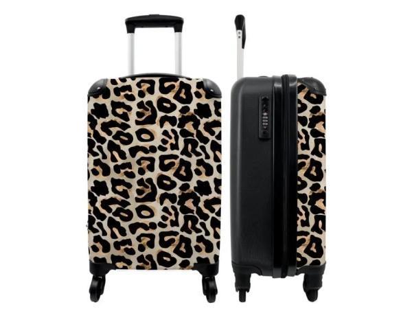 Veiling - Koffer handbagage tijger print, Handtassen en Accessoires, Koffers, Nieuw