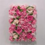 Flowerwall flower wall 40*60cm. d pink, champagne roos