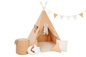 Tipi Tent Set XXL - Caramel, Verzenden
