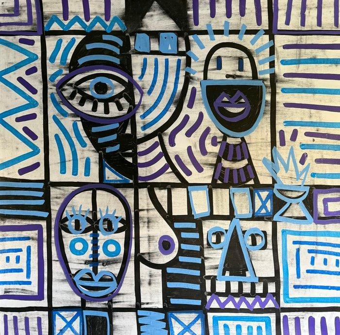 Freda People - Voodoo Collection XL, Antiquités & Art, Art | Peinture | Moderne