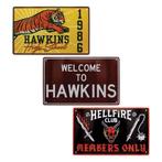 Stranger Things Tin Signs 3 Pack, Verzamelen, Ophalen of Verzenden, Nieuw