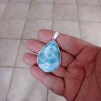 Larimar-motieven schildpadpatroon. Ambachtelijke creatie.