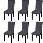 Stretch Stoelhoezen Antraciet | OP=OP | Feestje of Event?, Huis en Inrichting, Stoelen, Verzenden, Nieuw