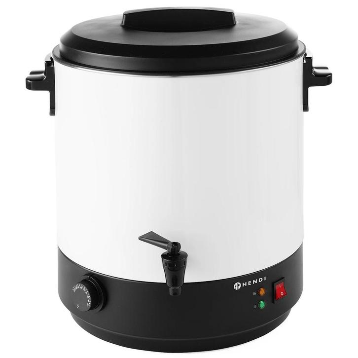 Verwarmde Drankendispenser | Wit/Zwart | 25L | 30°C/110°C |, Zakelijke goederen, Horeca | Keukenapparatuur, Nieuw in verpakking