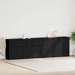 vidaXL Sideboard met lade Zwart Eiken 240 x 33 x 70 cm, Huis en Inrichting, Verzenden, Nieuw