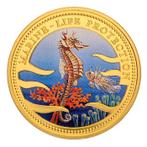 Palau. 200 Dollars 1995 Marine-Life Protection, 1 Oz