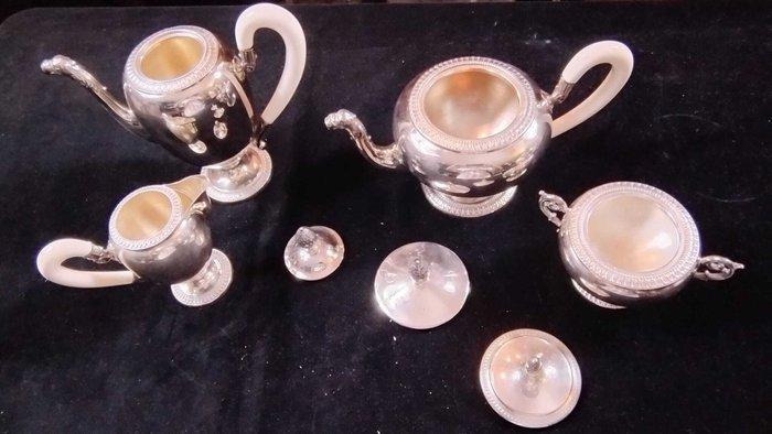 Service à thé et café (4) - Argent 800, Antiek en Kunst, Antiek | Zilver en Goud