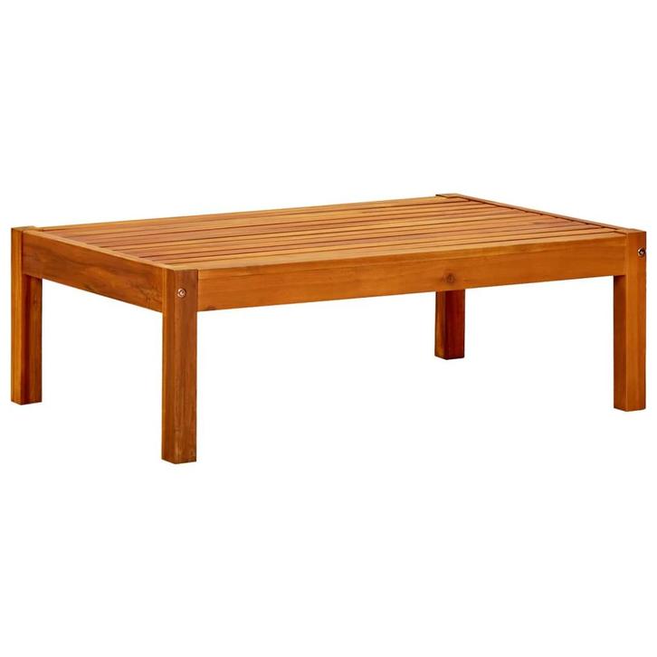 Massief Acacia Tafel 85x57 | Tweede Kansje | OP = OP, Tuin en Terras, Tuintafels, Nieuw, Hout, Verzenden
