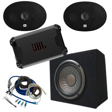 Complete JBL audio set Versterker Sub en Speakers disponible aux enchères