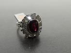 Ring Witgoud Saffier - Diamant, Handtassen en Accessoires, Ringen, Nieuw