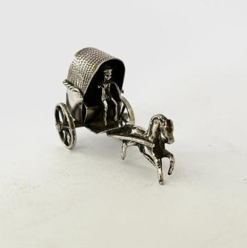 Figurine miniature - Zilveren Rijtuig - Argent 835