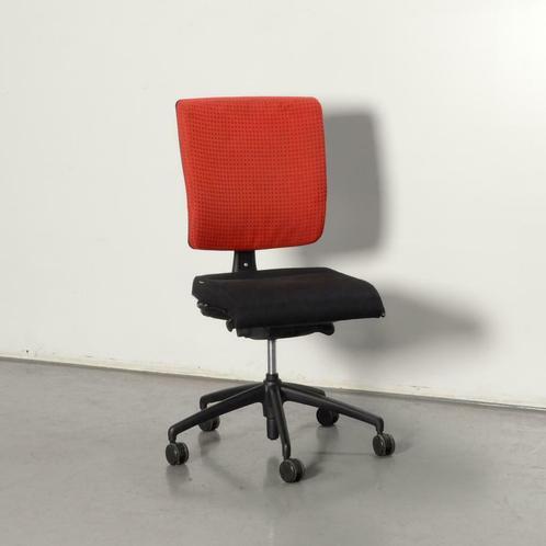 Interstuhl bureaustoel, rood / zwart, geen armleggers, Maison & Meubles, Bureaux, Enlèvement ou Envoi