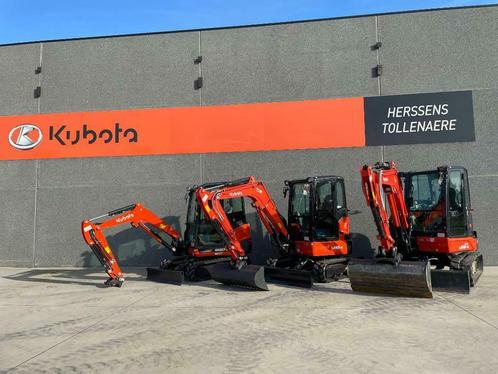 Kubota  U10-5,U17-3, KX019-4, U27-4, U56-4,KX080-4alfa2, Zakelijke goederen, Machines en Bouw | Tuin, Park en Bosbouw