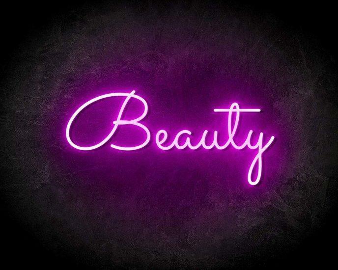 BEAUTY neon sign - LED neon reclame bord neon letters ver..., Zakelijke goederen, Horeca | Overige, Verzenden