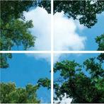 Wolk-bos plafond Fotoprint verdeeld over 4 panelen 60x60cm, Verzenden, Nieuw