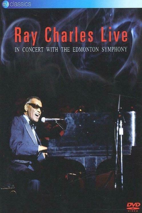 Ray Charles - Live With The Edmonton Symphony op DVD, Cd's en Dvd's, Dvd's | Muziek en Concerten, Verzenden