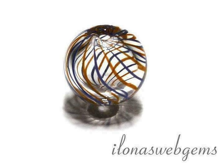 Murano Glas kralen hol ca. 13mm, Hobby en Vrije tijd, Kralen en Sieraden maken, Kraal, Nieuw, Verzenden